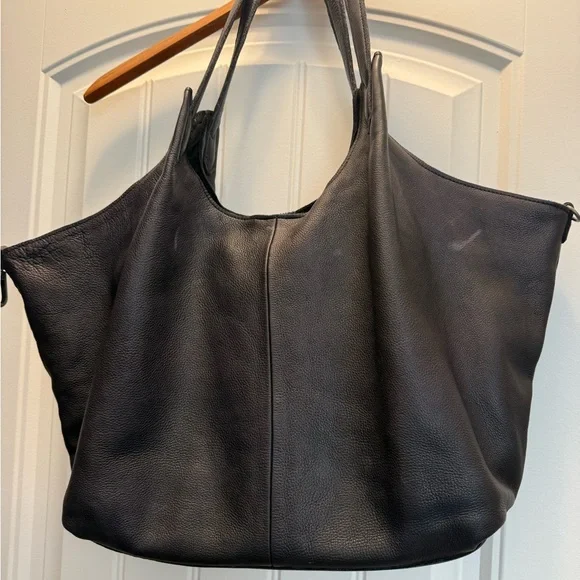 Free People Tivoli Leather Slouchy Bag - Picture 2 of 9